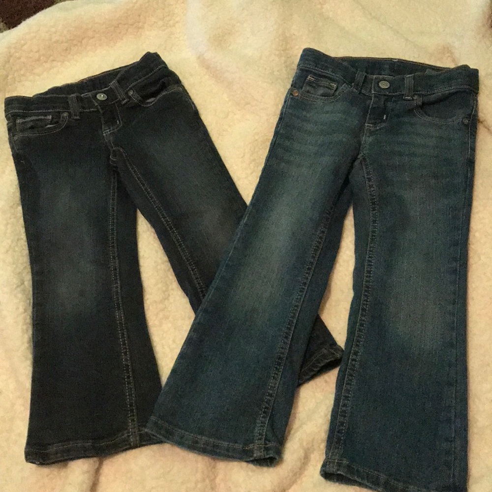 2 pair Girls Sonoma Bootcut Jeans